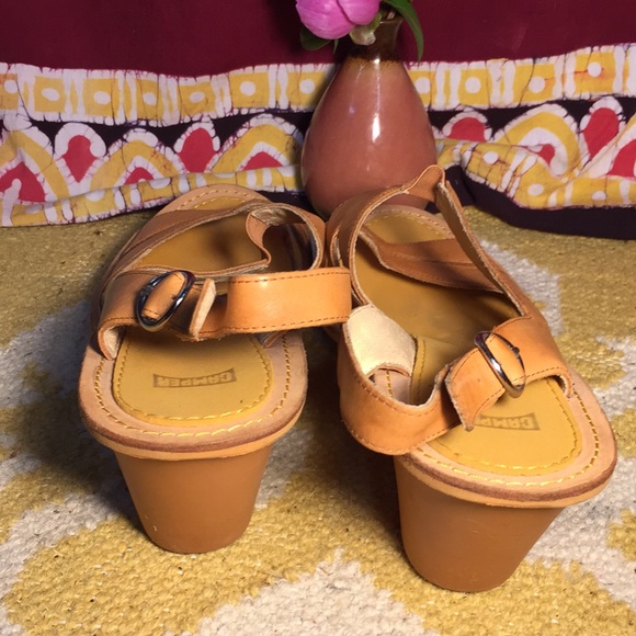 Camper Original Vintage Damas Wedge in Caramel, size 40/ 9.5 US womens - Picture 4 of 8